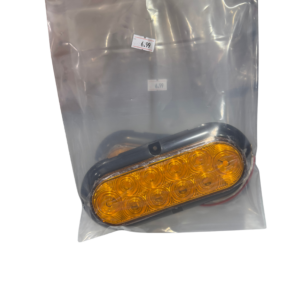 6inch Oval Amber Light With screws