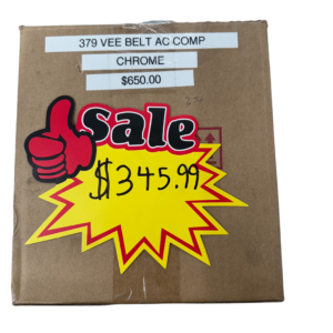 379 VEE BELT AC COMP CHROME