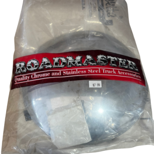 ROADMASTER 203 - Hub Cap, Front, Chrome, 5 Notch Cut-Out, 3/8" Lip, ???"